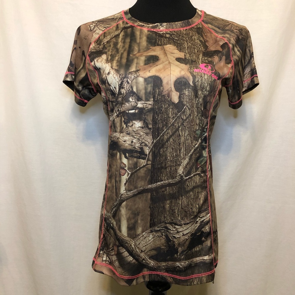 Mossy Oak Camo T Shirt Break Up Infinity Dri Tech